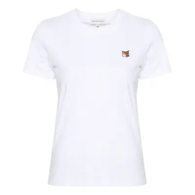 MAISON KITSUNE' - Fox Head Patch Cotton T-shirt