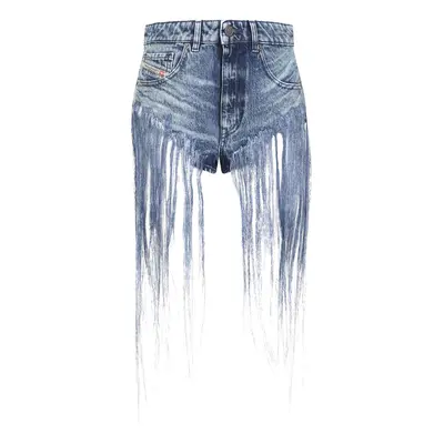 DIESEL - Denim Fringed Shorts