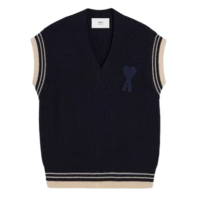 AMI PARIS - Wool V-necked Vest