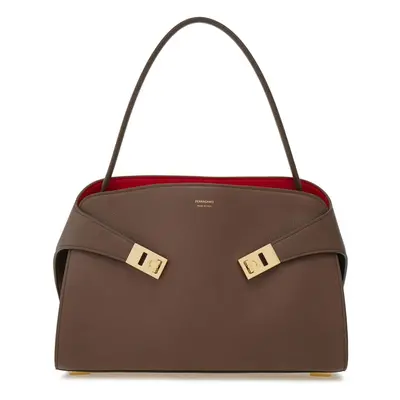 FERRAGAMO - Hug Small Leather Tote Bag