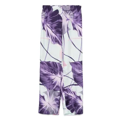 FOR RESTLESS SLEEPERS - Printed Silk Trousers