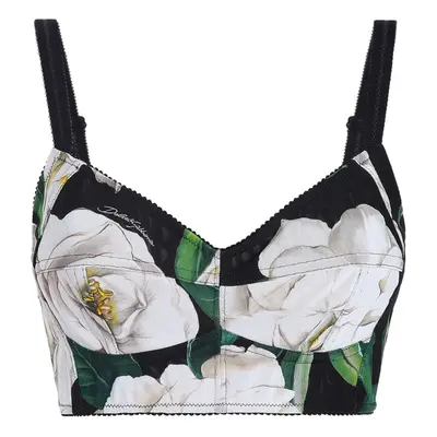 DOLCE & GABBANA - Printed Cropped Top