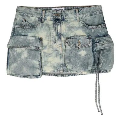 THE ATTICO - Fay Denim Cotton Mini Skirt