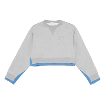 MIU MIU - Cotton Crewneck Sweatshirt