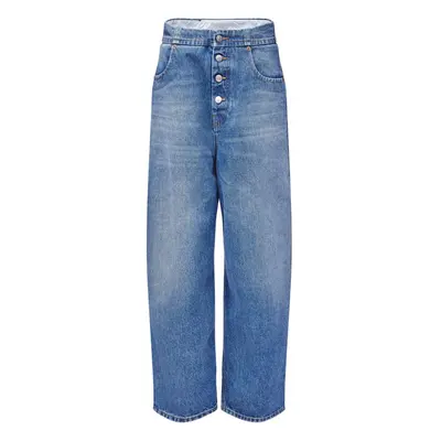 MM6 MAISON MARGIELA - Wide-leg Denim Cotton Jeans