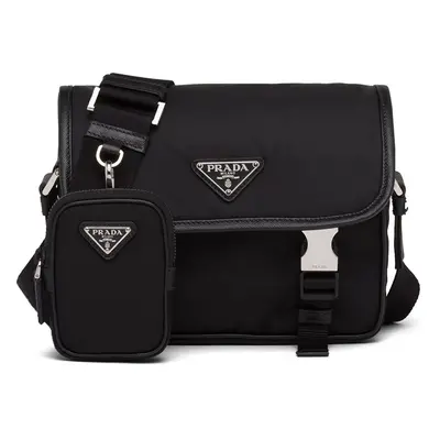 PRADA - Re-nylon And Leather Crossbody Bag