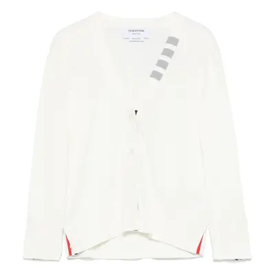 THOM BROWNE - 4bar Cotton Cardigan