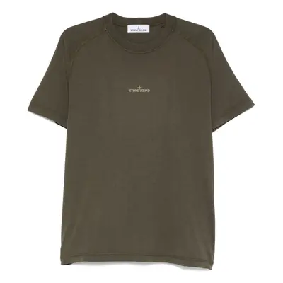 STONE ISLAND - Logo Cotton T-shirt