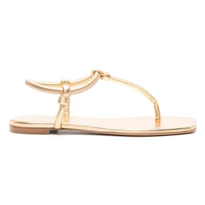 GIANVITO ROSSI - Juno Leather Thong Sandals