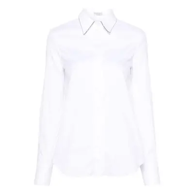 BRUNELLO CUCINELLI - Cotton Poplin Stretch Shirt