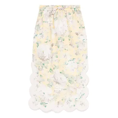 ZIMMERMANN - Acacia Printed Linen Skirt