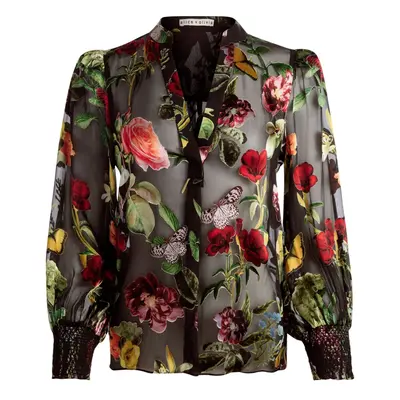 ALICE+OLIVIA - Sheila Silk Blend Blouse