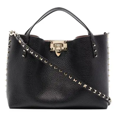 VALENTINO GARAVANI - Rockstud Small Leather Tote Bag