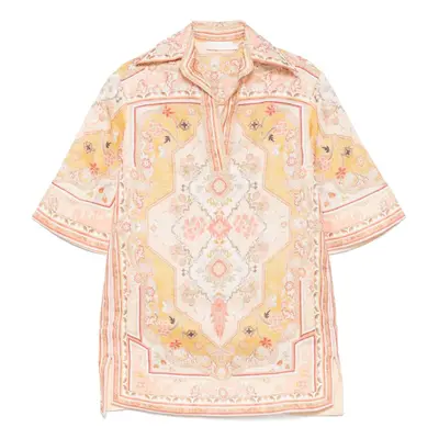 ZIMMERMANN - Wylie Printed Linen Tunic