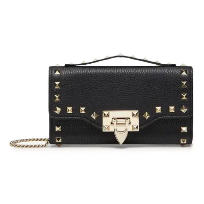 VALENTINO GARAVANI - Rockstud Leather Wallet On Chain