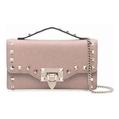 VALENTINO GARAVANI - Rockstud Leather Wallet On Chain