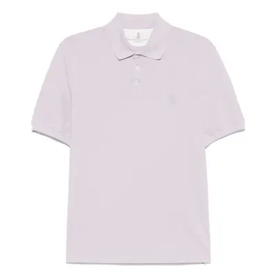 BRUNELLO CUCINELLI - Logo Cotton Polo Shirt