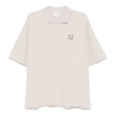 MAISON KITSUNE' - Bold Fox Head Cotton Polo Shirt