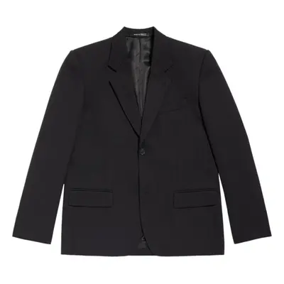 BALENCIAGA - Wool Single-breasted Blazer Jacket