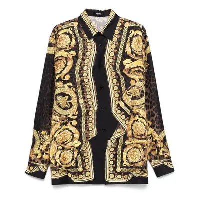 VERSACE - Barocco Print Silk Shirt