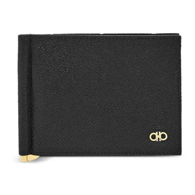 FERRAGAMO - Gancini Leather Clip Wallet