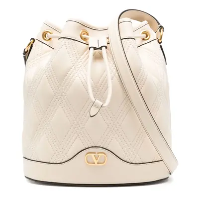 VALENTINO GARAVANI - Quiltie Leather Bucket Bag