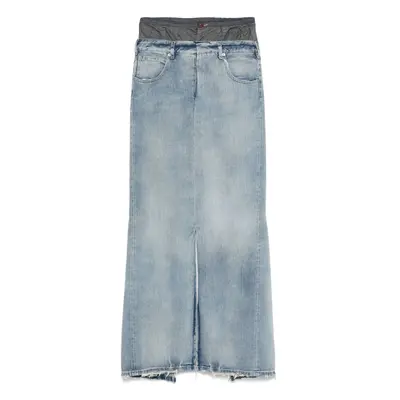 MAISON MARGIELA - Denim Cotton Maxi Skirt