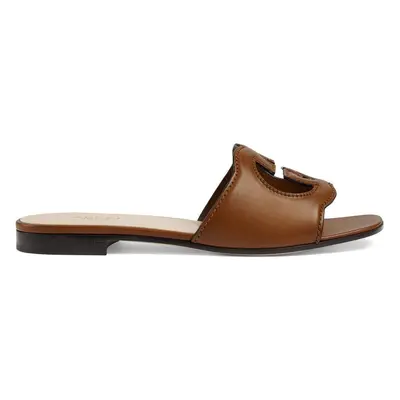 GUCCI - Gucci Cut Leather Sandals