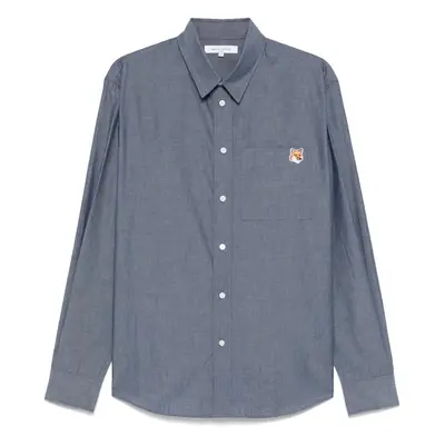 MAISON KITSUNE' - Fox Head Cotton Shirt