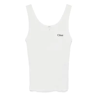 CHLOÉ - Logo Cotton Tank Top