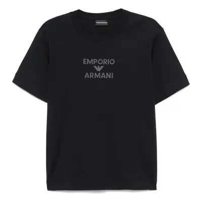 EMPORIO ARMANI - Logo Cotton T-shirt