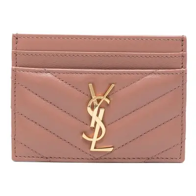 SAINT LAURENT - Cassandre Leather Card Case