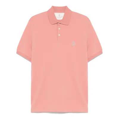 BRUNELLO CUCINELLI - Logo Cotton Polo Shirt