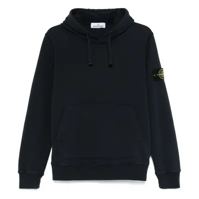 STONE ISLAND - Logo Cotton Hoodie