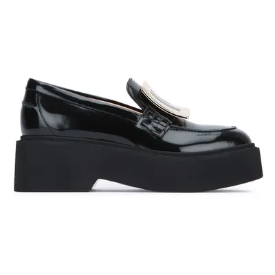 ROGER VIVIER - Viv Rangers Leather Loafers