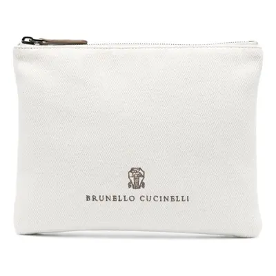 BRUNELLO CUCINELLI - Cotton And Linen Pouch