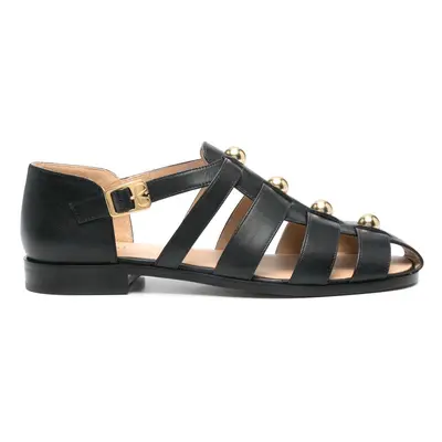 VALENTINO GARAVANI - Studshield Leather Sandals