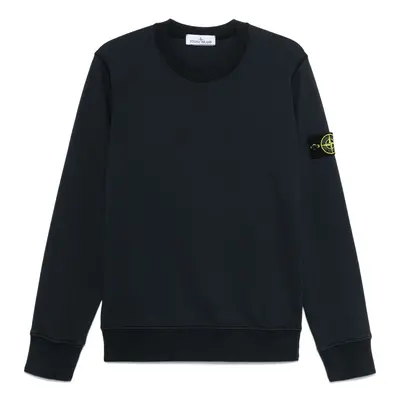 STONE ISLAND - Organic Cotton Fleece Sweatshirt