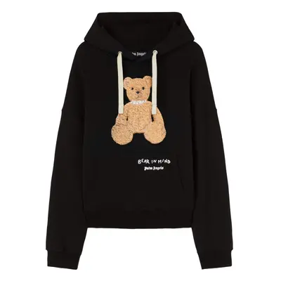 PALM ANGELS - Bear In Mind Cotton Hoodie