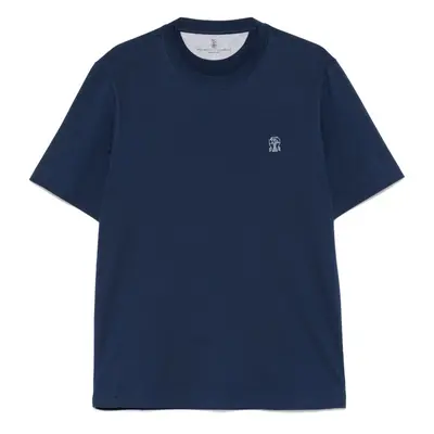 BRUNELLO CUCINELLI - Logo Cotton T-shirt