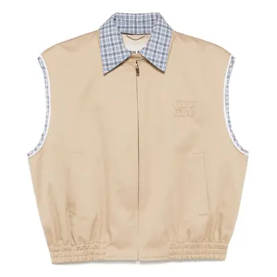 MIU MIU - Logo Cotton Vest