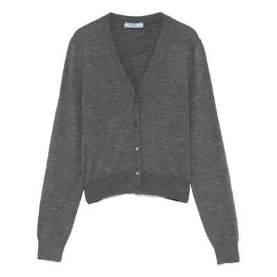 PRADA - Wool V-necked Cardigan