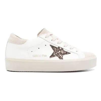 GOLDEN GOOSE - Hi Star Leather Sneakers