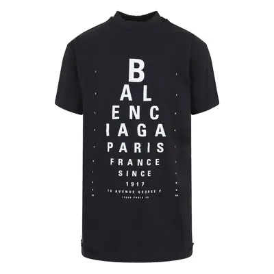 BALENCIAGA - Optical Cotton T-shirt