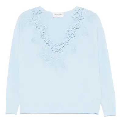 ERMANNO - Lace Detail Cotton Top