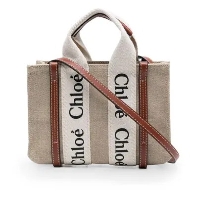 CHLOÉ - Woody Mini Canvas Tote