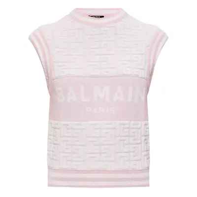 BALMAIN - Monogram Logo Tank Top