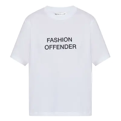 VICTORIA BECKHAM - Fashion Offender Cotton T-shirt