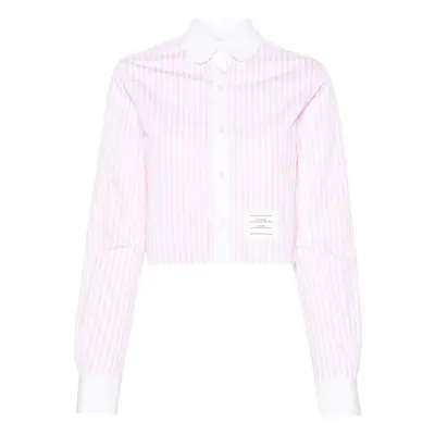 THOM BROWNE - Cotton Cropped Shirt