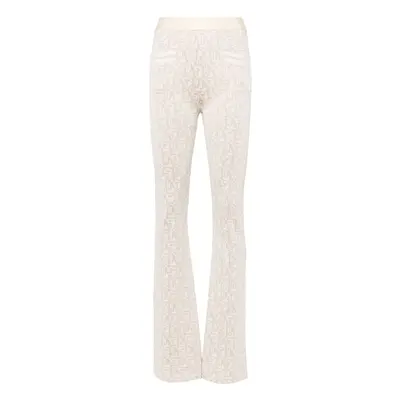 PALM ANGELS - Monogram Jacquard Knit Trousers